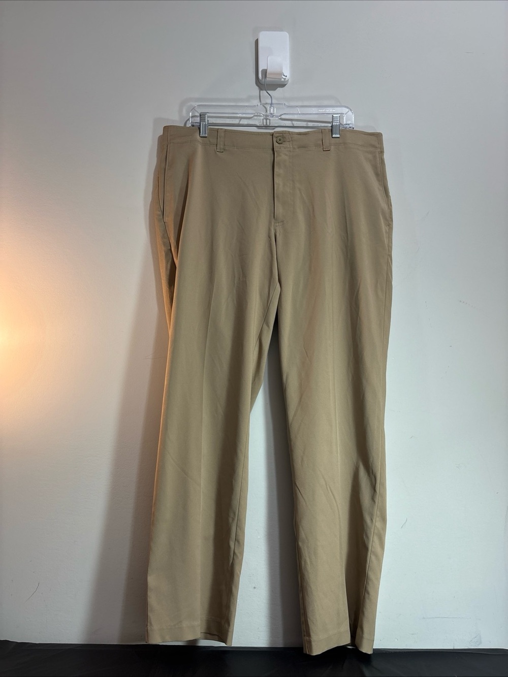 Pro Tour Men's Khaki Stretch Golf Chino Pants. 1453